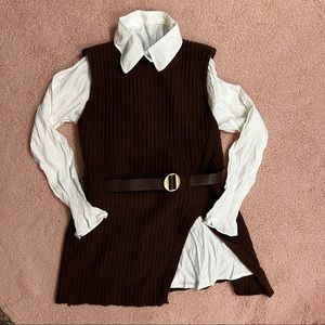 SHEIN Two Piece Top w/ Belt